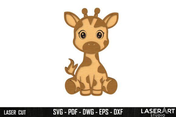 Baby Giraffe Laser Cut SVG: Adorable Designs for Your Projects