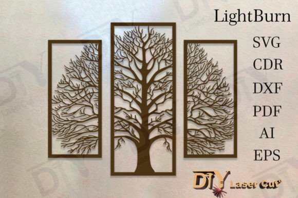 Create a Striking Tree of Life Triptych Wall Decor