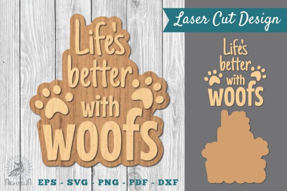 Dog Quotes Laser Cut Decoration SVG 12: Creative Design Files