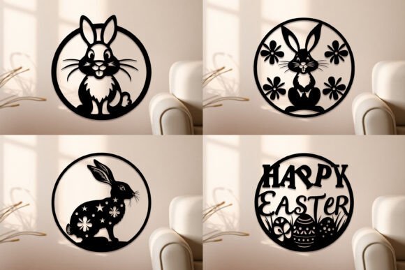 Laser Cut Easter Wall Decor SVG Set