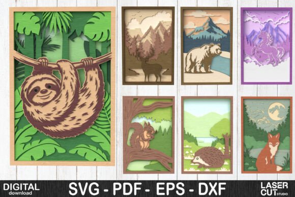 Nature & Wildlife Laser Cut Bundle
