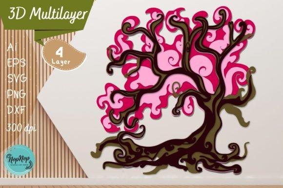 Tree Multilayer 3D: A Bold Design Asset